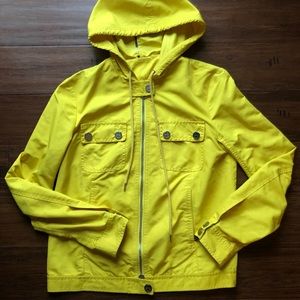 Tory Burch Yellow Rain Jacket